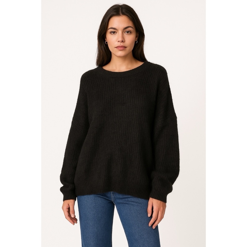 Talulah Oversized Eyelash Knit Fuzzy Sweater